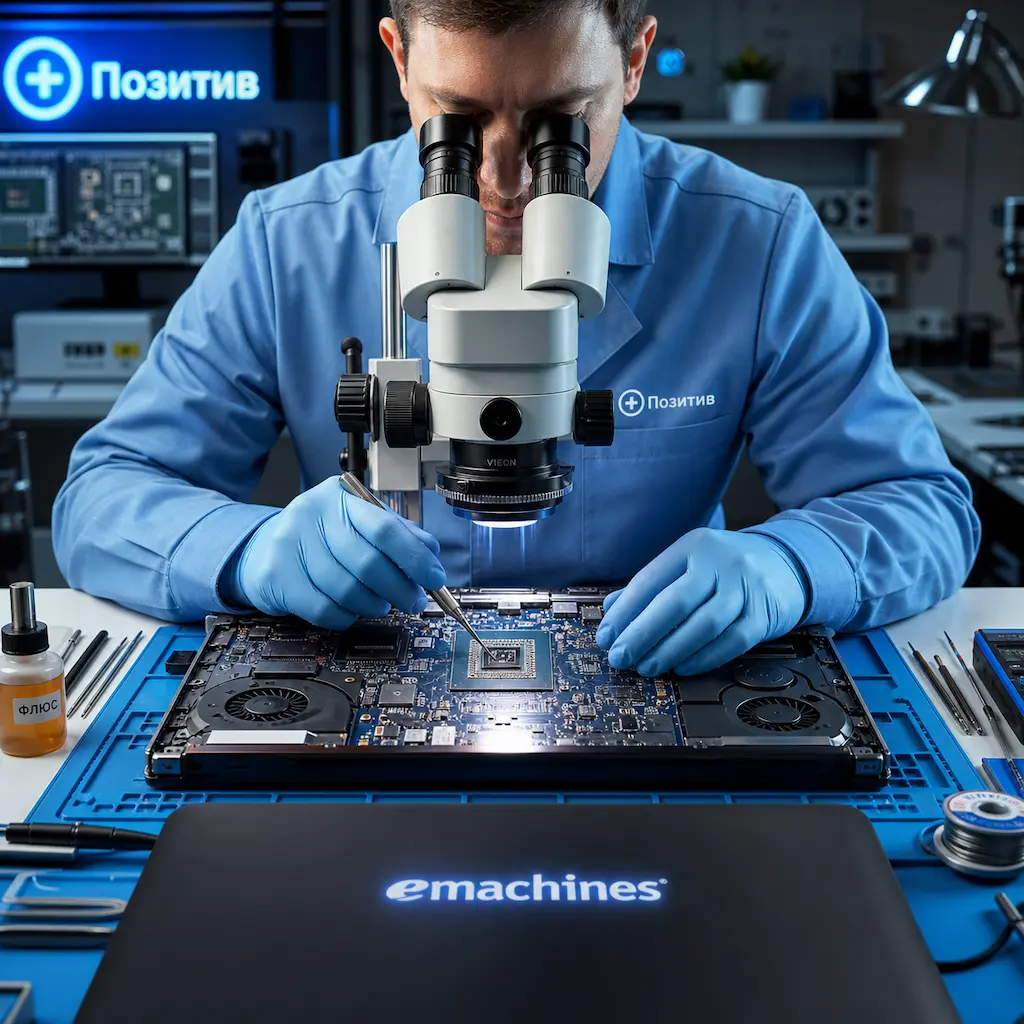 Замена видеокарты ноутбука Emachines в Ярославле