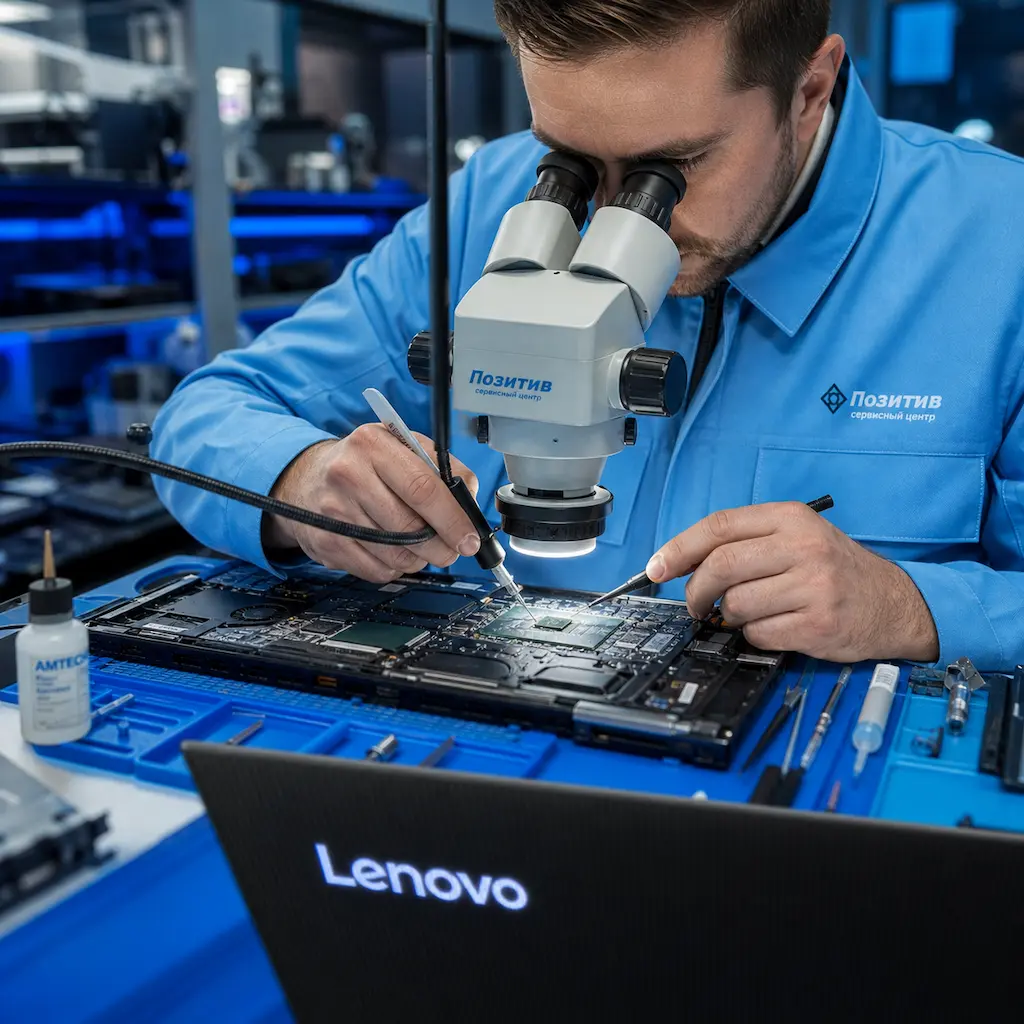 Замена видеокарты ноутбука Lenovo в Ярославле