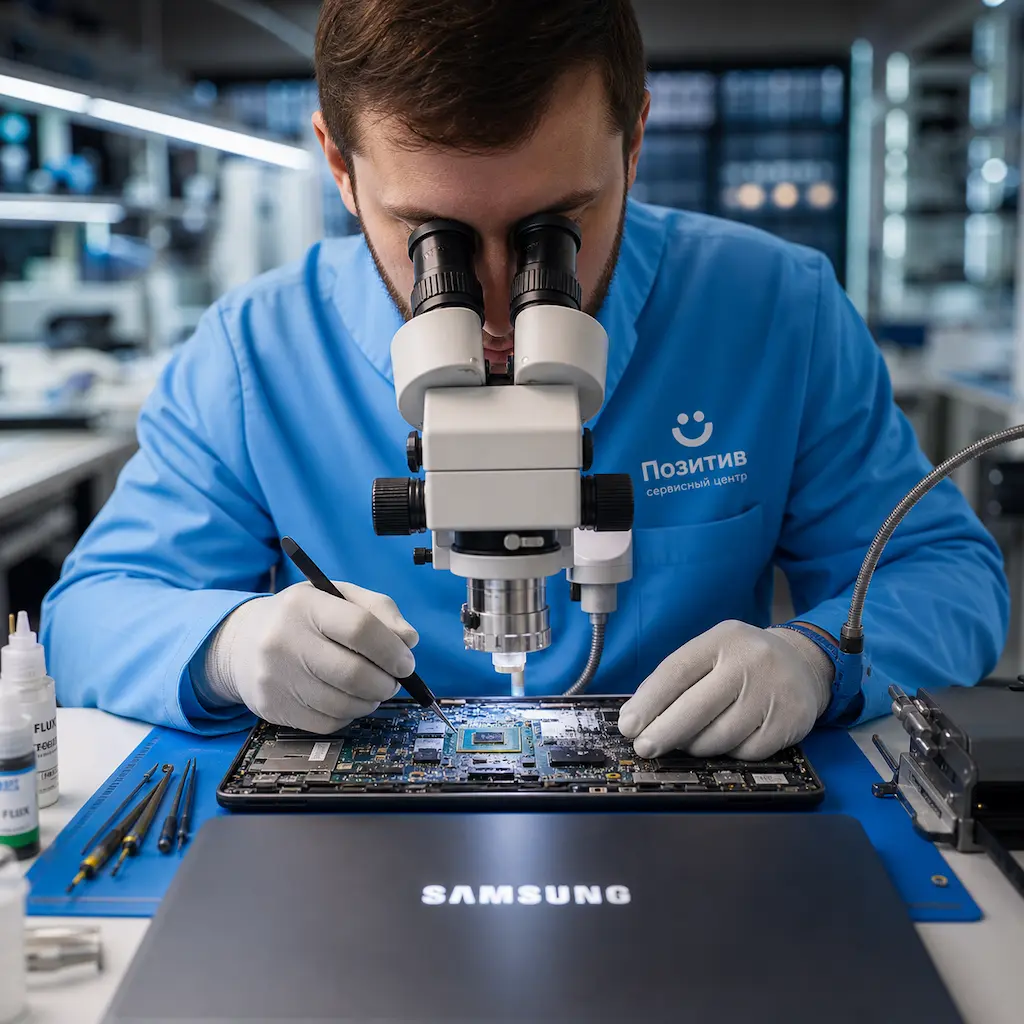 Замена видеокарты ноутбука Samsung в Ярославле