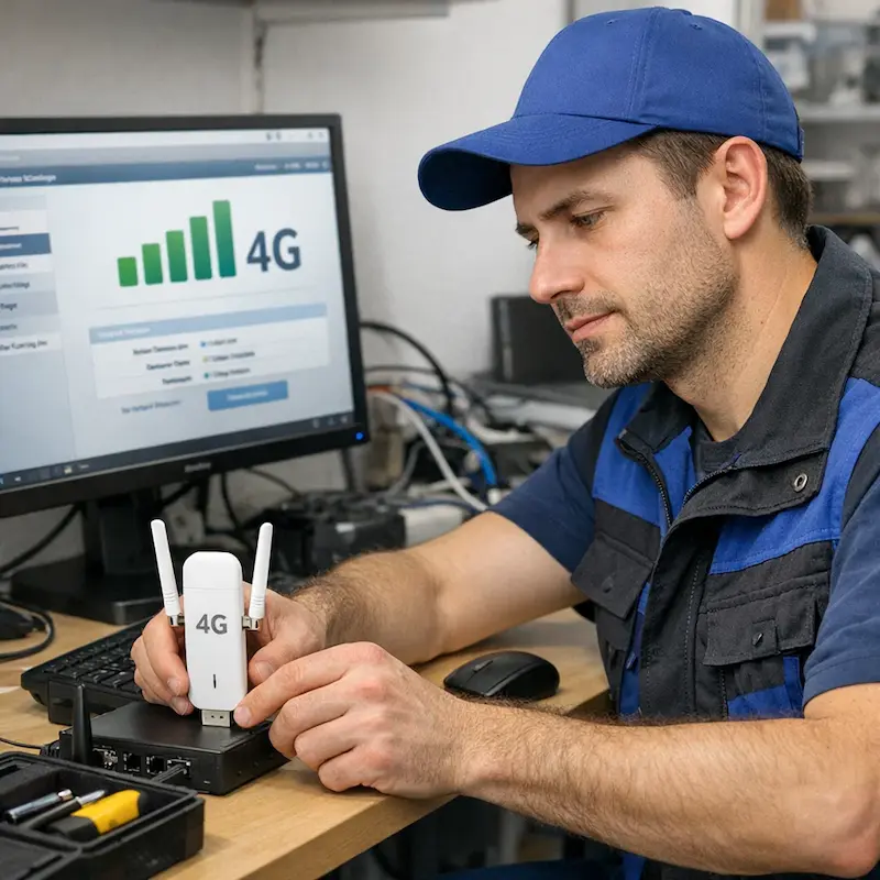 Настройка LTE модема в Ярославле