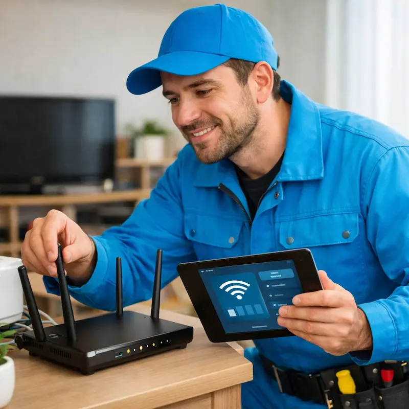 Настройка Wi-Fi для квартиры, дома и офиса в Ярославле