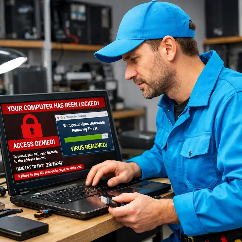 Поможем разблокировать компьютер и ноутбук в Ярославле